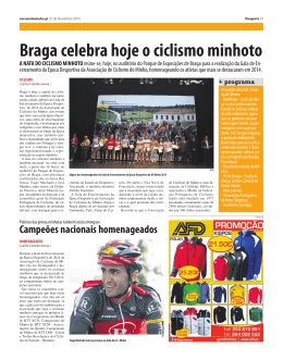 Notícia do jornal Correio do Minho (15.Nov.2014)
