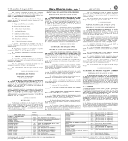 DOU - Grupo T&eacute;cnico - Secretaria de Avia&ccedil;&atilde;o Civil