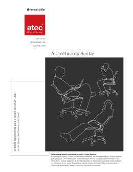 A Cinética do Sentar - Atec Original Design