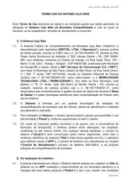 Termo de Uso e Ades&atilde;o