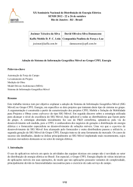 XX Semin&aacute;rio Nacional de Distribui&ccedil;&atilde;o de Energia El&eacute;trica