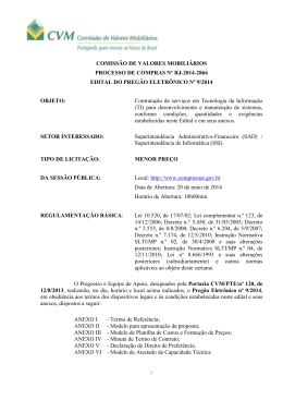 Edital e documentos adiconais