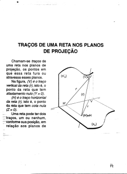 TRA&ccedil;os DE uMA RETA Nos PLANos eDE PROJE&Ccedil;&Atilde;O &rsaquo;