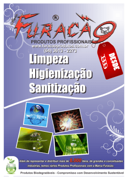 (64)3613-2273 - Furac&atilde;o Produtos Profissionais