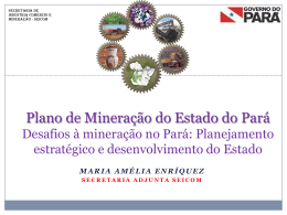 Desafios da Minera&ccedil;&atilde;o no Par&aacute; - SEICOM