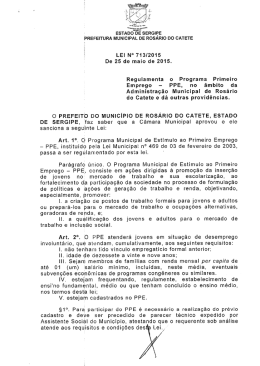 LEI Nº 713/2015 DE 25 DE MAIO DE 2015