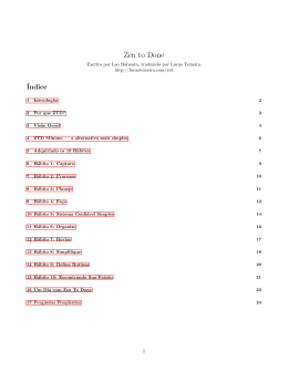 Zen to Done - Lucas Teixeira