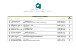 Prefeitura Municipal do Ipojuca Autarquia Municipal de Tr&acirc;nsito e