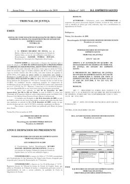 Word Pro - 04122009.lwp - Tribunal de Justiça do Espírito Santo
