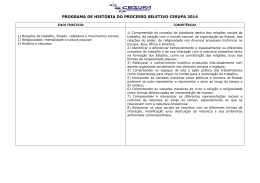 Hist&oacute;ria - Sistema de Ensino Equipe