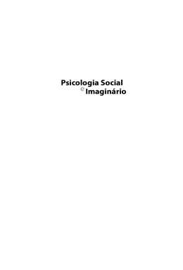 Psicologia Social e Imagin&aacute;rio