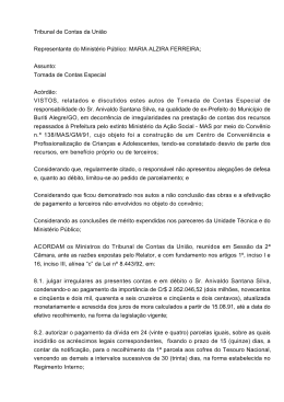 Tomada de Contas Especial Ac - Tribunal de Contas da União