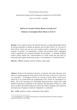 Del&iacute;rios de Consumo de Becky Bloom ou de todos n&oacute;s