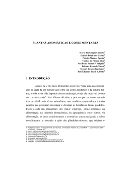 PLANTAS AROM&Aacute;TICAS E CONDIMENTARES 1