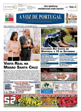 A VOZ DE PORTUGAL Traga esta