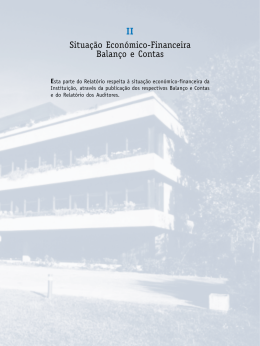 Situação Económico-Financeira - Fundação Calouste Gulbenkian