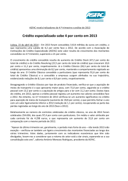 Crédito especializado sobe 4 por cento em 2013