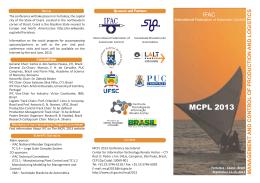 MCPL 2013 - CTI Renato Archer