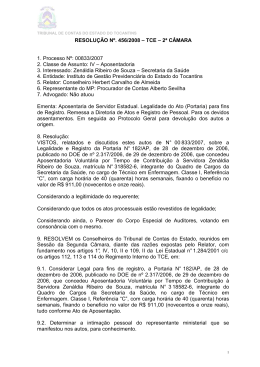 Processo 833 - 2007 - Zenaldia Ribeiro de souza