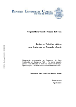 Virginia Maria Castilho Ribeiro de Souza Design em