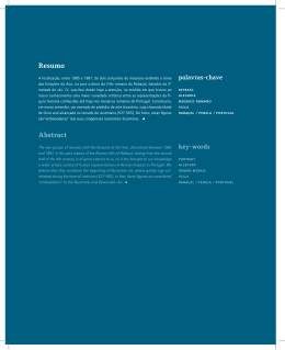 Resumo Abstract - RUN - Universidade Nova de Lisboa