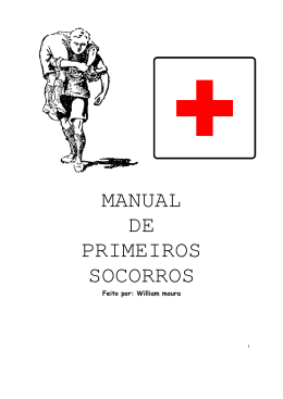MANUAL DE PRIMEIROS SOCORROS