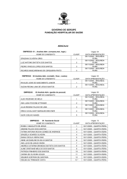 governo de sergipe funda&ccedil;&atilde;o hospitalar de sa&uacute;de aracaju