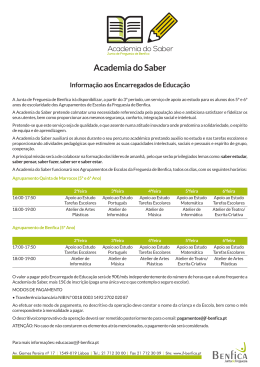 Academia do Saber - Junta de Freguesia de Benfica