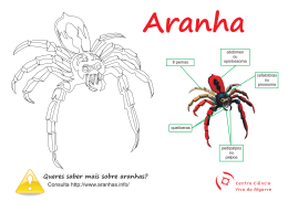 Queres saber mais sobre aranhas?