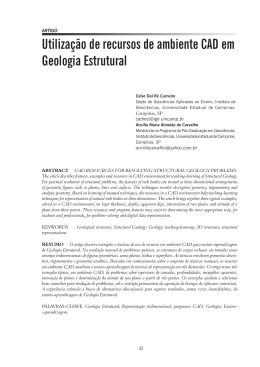 Utiliza&ccedil;&atilde;o de recursos de ambiente CAD em - IGEO