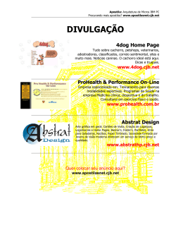 Arquitetura IBM PC - Escola Livre: Filosofia, Ci&ecirc;ncia e Arte
