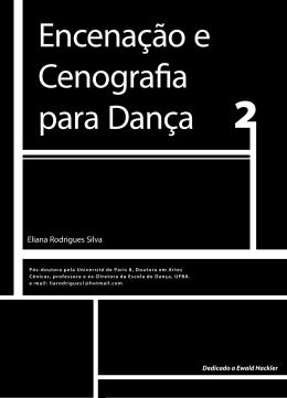 Encena&ccedil;&atilde;o e Cenografia para Dan&ccedil;a