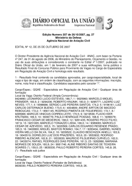 Edital N&ordm; 12/2007