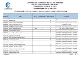 Universidade Estadual de Mato Grosso do Sul - UEMS