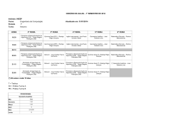 INESP - Horário de aulas 1º 2014 - 01