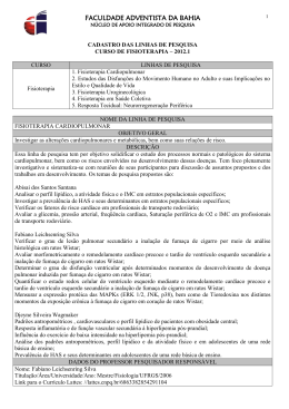 FACULDADE ADVENTISTA DA BAHIA