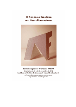Programa Oficial do Simp&oacute;sio Brasileiro de - SBCP-MG
