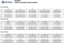 (HOR\301RIO SISTEMAS PARA INTERNET.xls)
