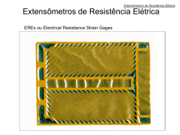 Extens&ocirc;metros de Resist&ecirc;ncia El&eacute;trica