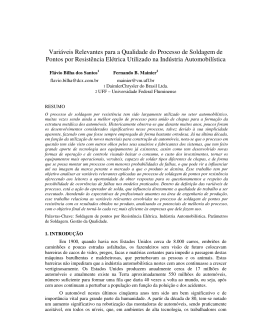 Vari&aacute;veis Relevantes para a Qualidade do Processo de