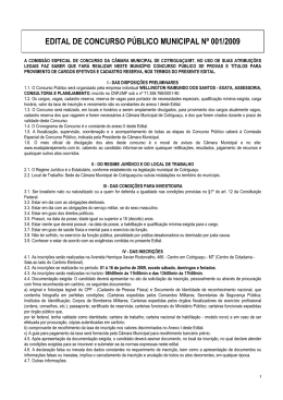 Edital 0012009 - Exata Planejamento