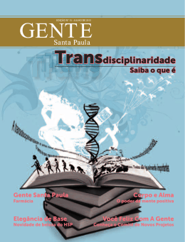 Transdisciplinaridade - Hospital Santa Paula