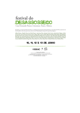 Festival do DESASSOSSEGO