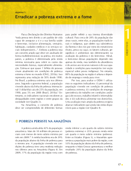 erradicar a pobreza extrema e a fome