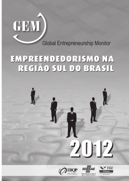 Empreendedorismo na região Sul do Brasil