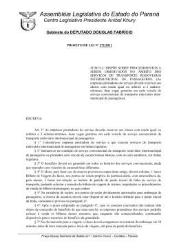Projeto de Lei nº 272/2011