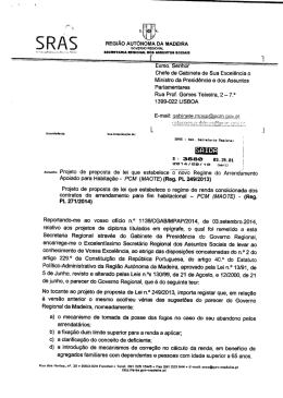 S R A S REeiÃo AuTÓNoMA DA MADEIRA