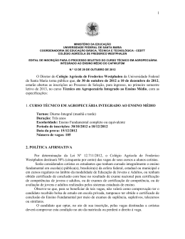 edital - Col&eacute;gio Agr&iacute;cola de Frederico Westphalen