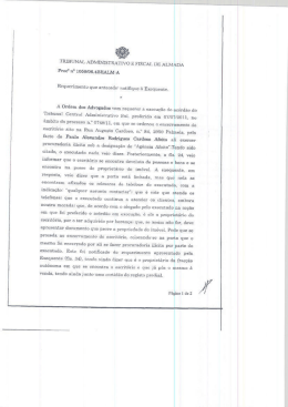 senten&ccedil;a - Ordem dos Advogados