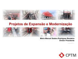 Projetos de Expansão e Modernização da CPTM